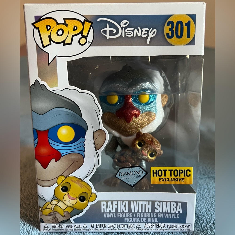 *DIAMOND EDITION* Rafiki with Simba Funko POP!